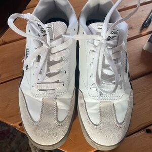 Reebok Women’s White and Gray Sneakers